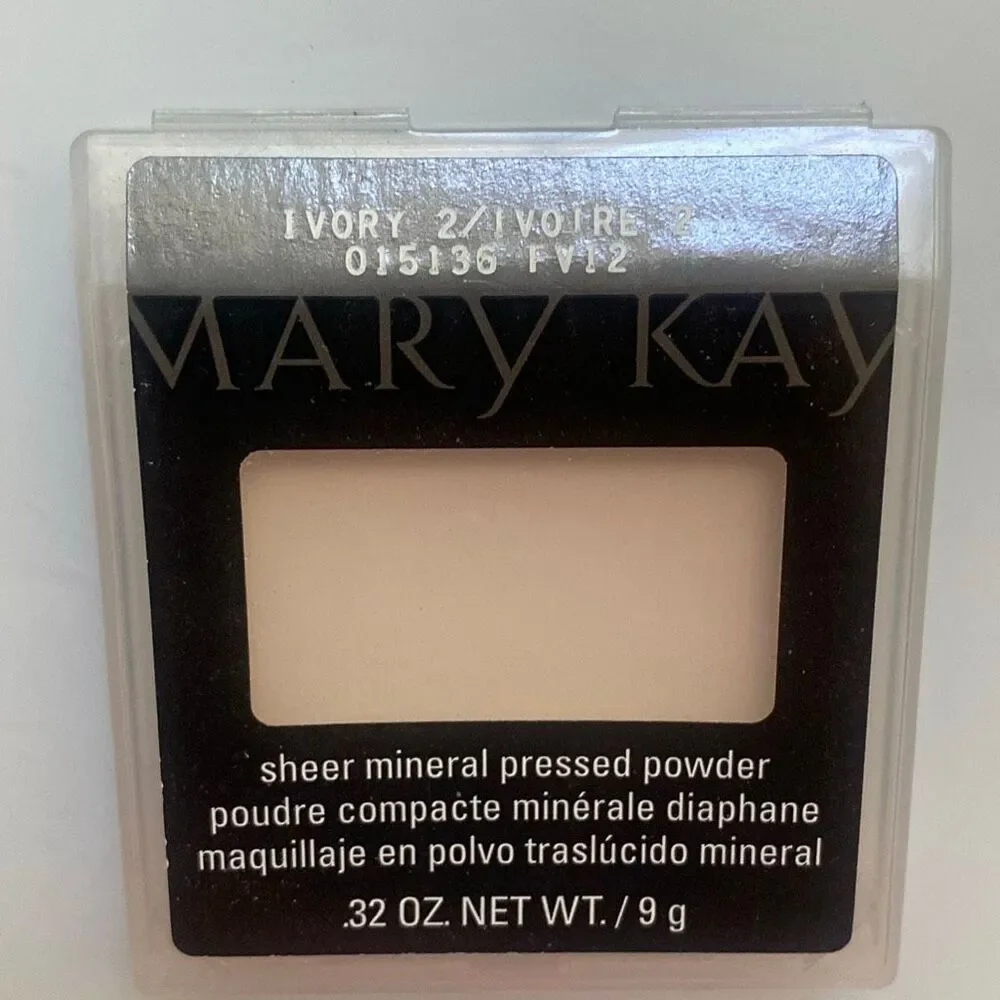 Mary Kay Sheer Mineral Pressed Powder IVORY 2 #015136 NEW Discontinued